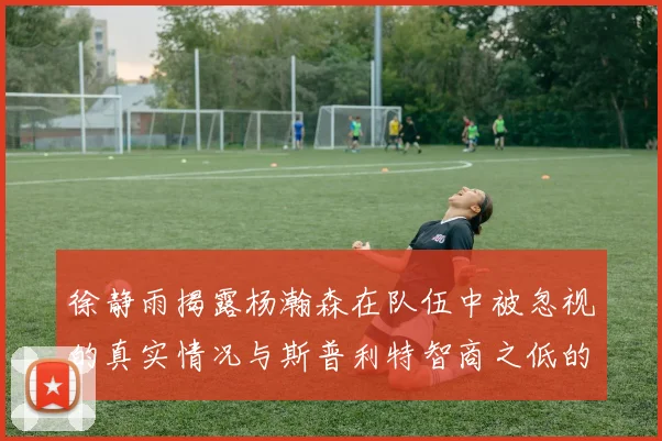 徐静雨揭露杨瀚森在队伍中被忽视的真实情况与斯普利特智商之低的尴尬真相